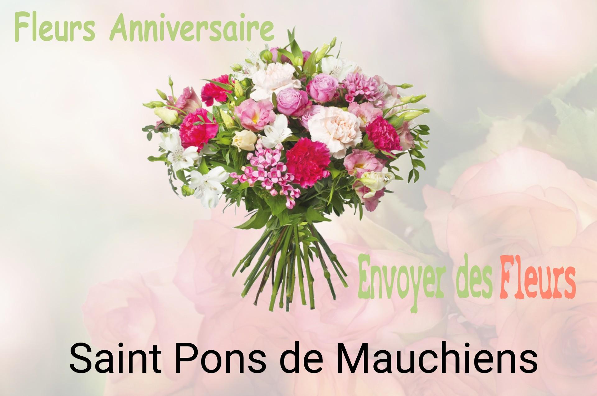 Bouquet de fleurs d’anniversaire livré à Saint-Pons-de-Mauchiens