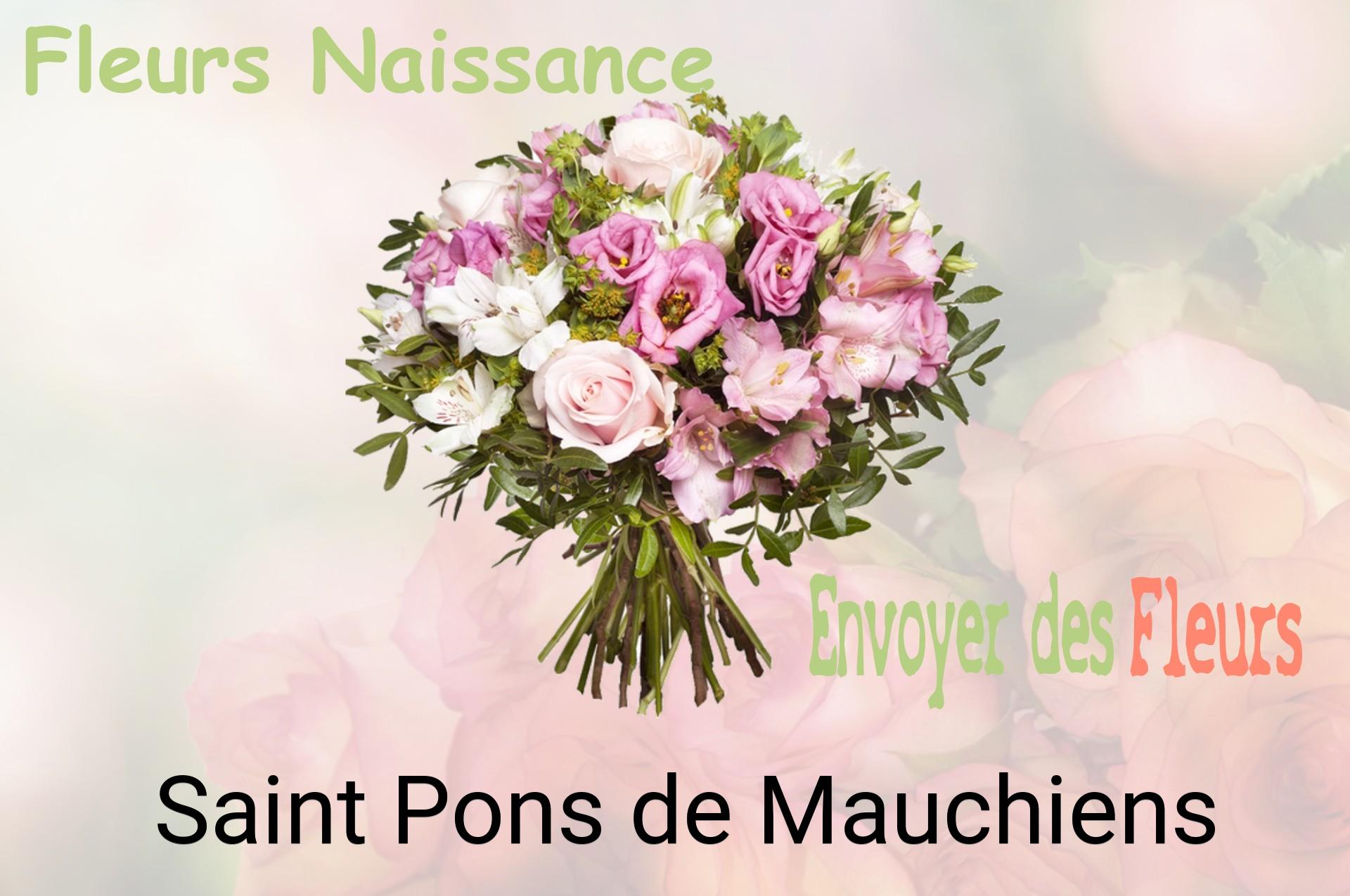 Bouquet de fleurs de naissance livré à Saint-Pons-de-Mauchiens